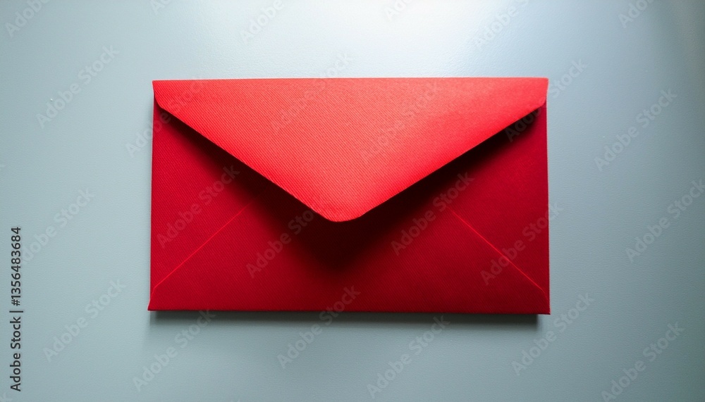 Minimalist Red Envelope – Elegant Paper Stationery for Letters, Cards, and Valentine’s Day, Isolated on White Background Minimalist Red Envelope – Elegant Paper Stationery for Letters, Cards, and Valentine’s Day, Isolated on White Background