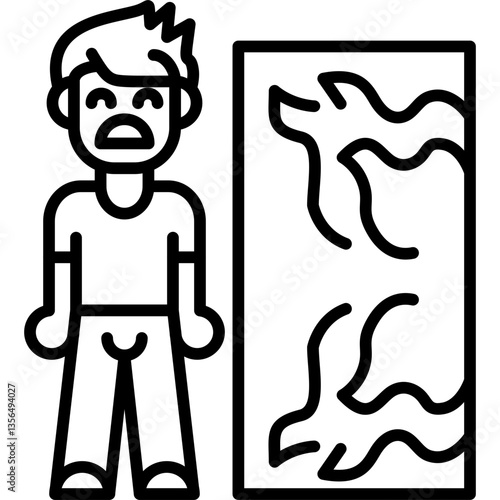 Exit Icon Vector Element