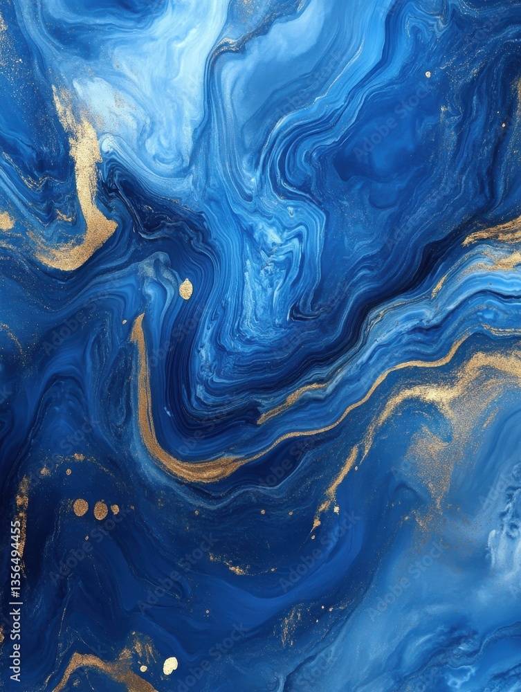 Blue marble and gold abstract background texture. Indigo ocean blue marbling. with natural luxury style swirls of marble and gold powder. illustration Blue marble and gold abstract background texture. Indigo ocean blue marbling. with natural luxury style swirls of marble and gold powder. illustration
