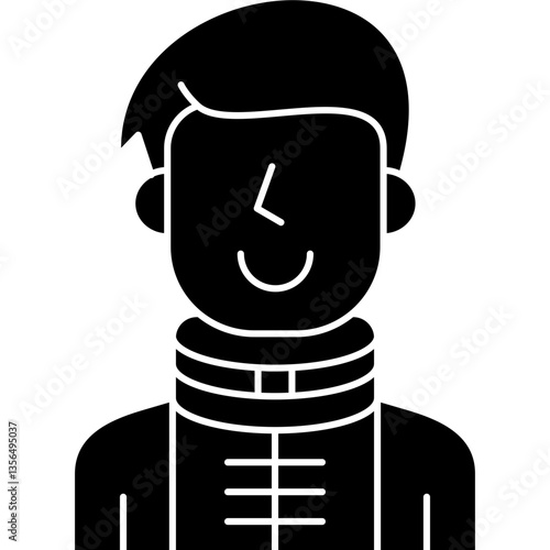 Neck Broke Icon Vector Element