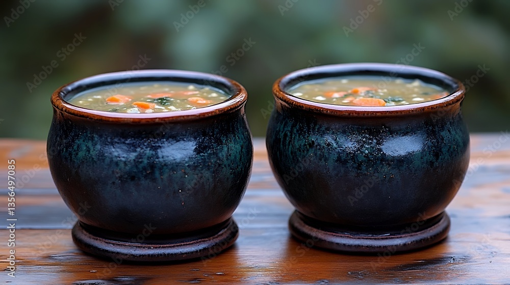 split pea soup served with olive oil drizzle and herbs split pea soup served with olive oil drizzle and herbs
