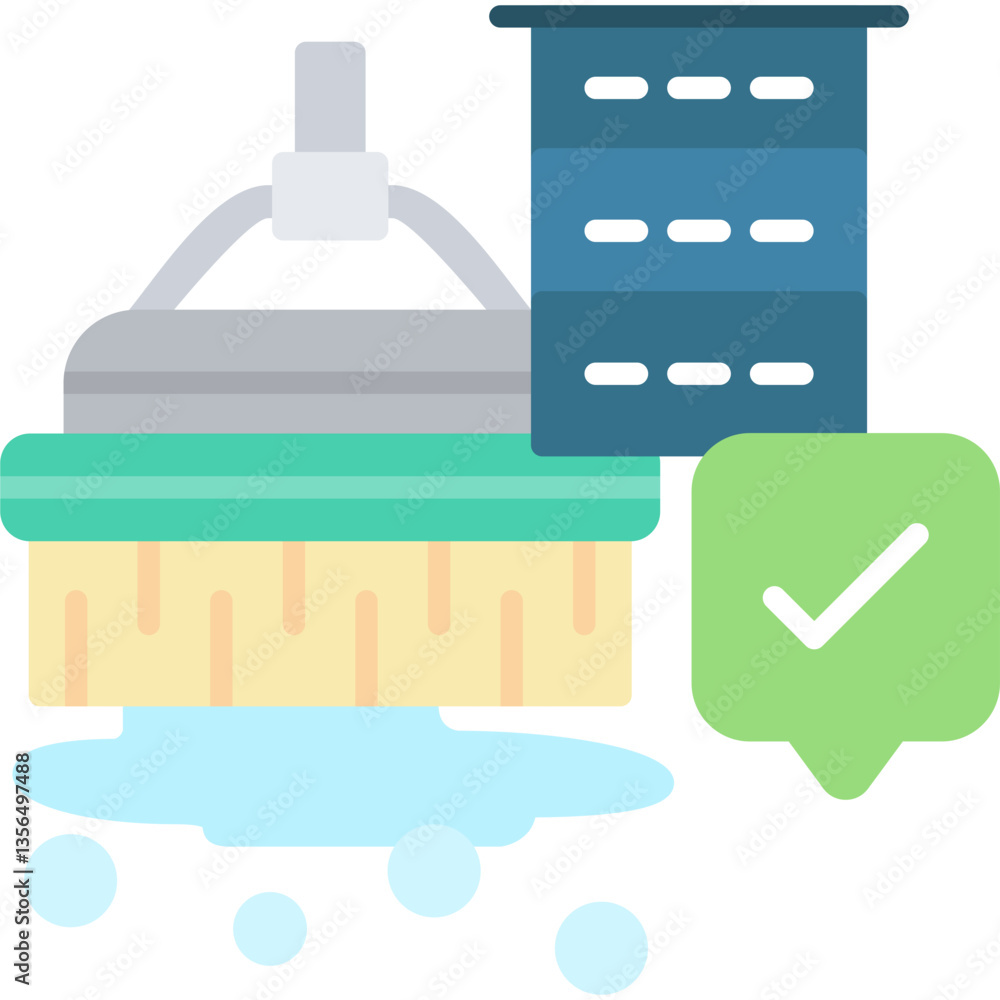 Data Cleaning Icon Vector Element Data Cleaning Icon Vector Element