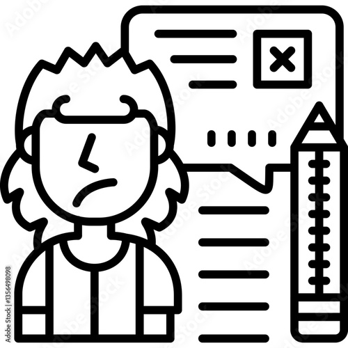 Complaint Icon Vector Element