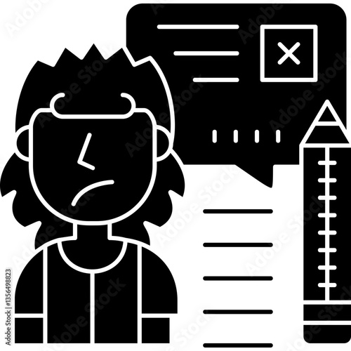 Complaint Icon Vector Element