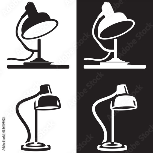 vector illustration of a lamp