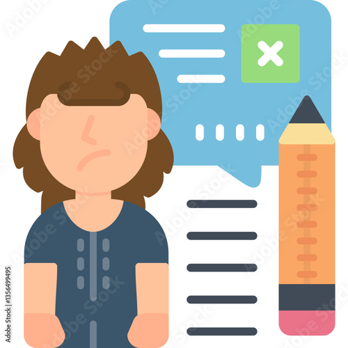 Complaint Icon Vector Element