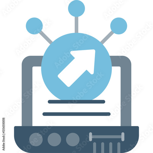 Outbound Icon Vector Element