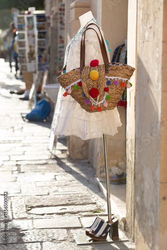 in the streets of sicily under the bright sun