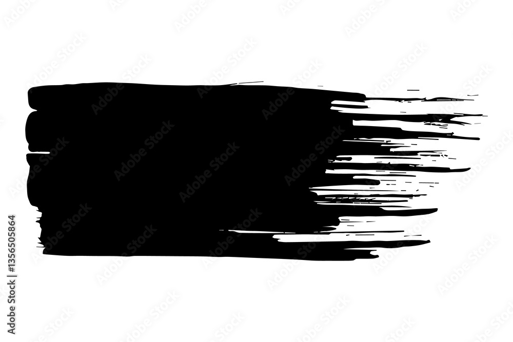Abstract watercolor paint. Isolated grunge element for paper design. Ink paint brush stains or spots on white background