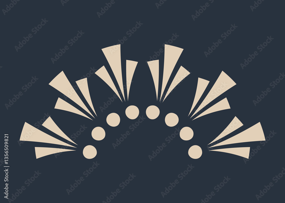 Sunburst firework explosion, bursting or light rays, linear drawing. trendy hand drawn retro isolated design element