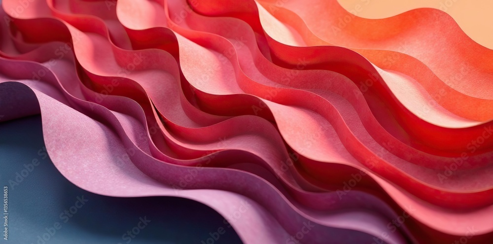 Abstract 3D wave pattern paper sculpture textured background, sculpture, 3D Abstract 3D wave pattern paper sculpture textured background, sculpture, 3D