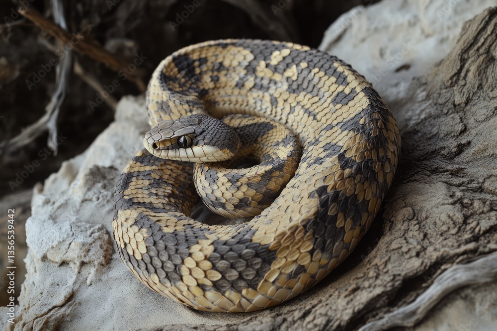 Western Diamondback: A Captivating Look at a Venomous Rattlesnake in the Desert Western Diamondback: A Captivating Look at a Venomous Rattlesnake in the Desert
