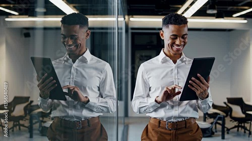 The Professional Man with Tablet