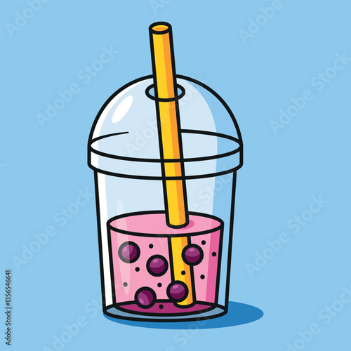 Bubble tea vector