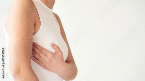 Obraz na płótnie Early diagnosis of breast cancer