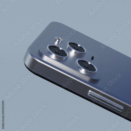 Marketing advertisement of the phone. Smartphone commercial showing the mobile phone from different angles 