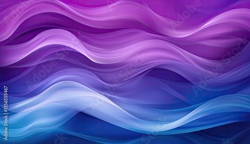 Wallpaper Mural Abstract wavy flowing vibrant colors Torontodigital.ca