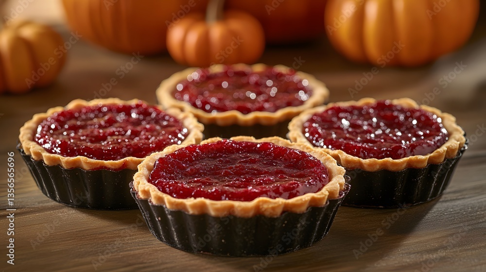 Delicious Cranberry Mini Tarts Autumn Dessert Treats Delicious Cranberry Mini Tarts Autumn Dessert Treats