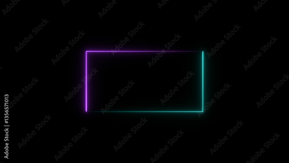 abstract neon purple and cyan color triangle icon illustration, on a black background, and 4k illustration. abstract neon purple and cyan color triangle icon illustration, on a black background, and 4k illustration.