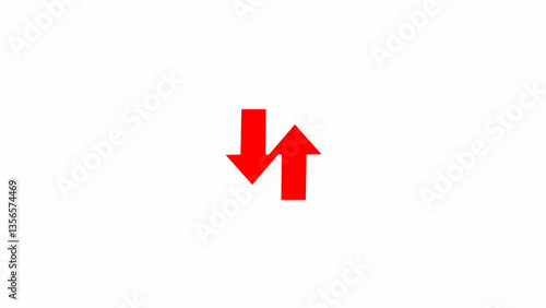 a black double-sided arrow icon illustration, on a white background, and 4k illustration. Free Download a black double-sided arrow icon illustration, on a white background, and 4k illustration. - GFXLoad