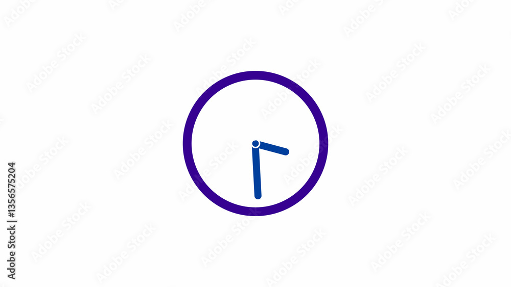 abstract white color analog clock icon illustration, on a black background, and 4k illustration. abstract white color analog clock icon illustration, on a black background, and 4k illustration.