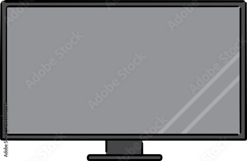 Illustration of computer monitor