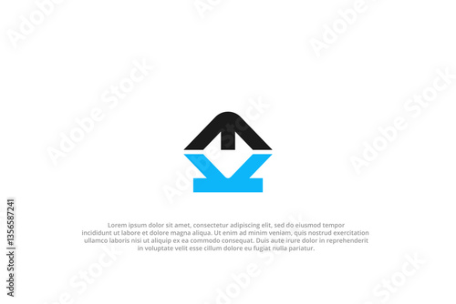 letter ek or ke abstract business modern minimalist logo