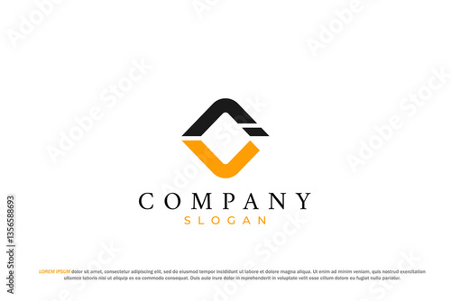Fotografie letter il or li abstract business modern minimalist logo
