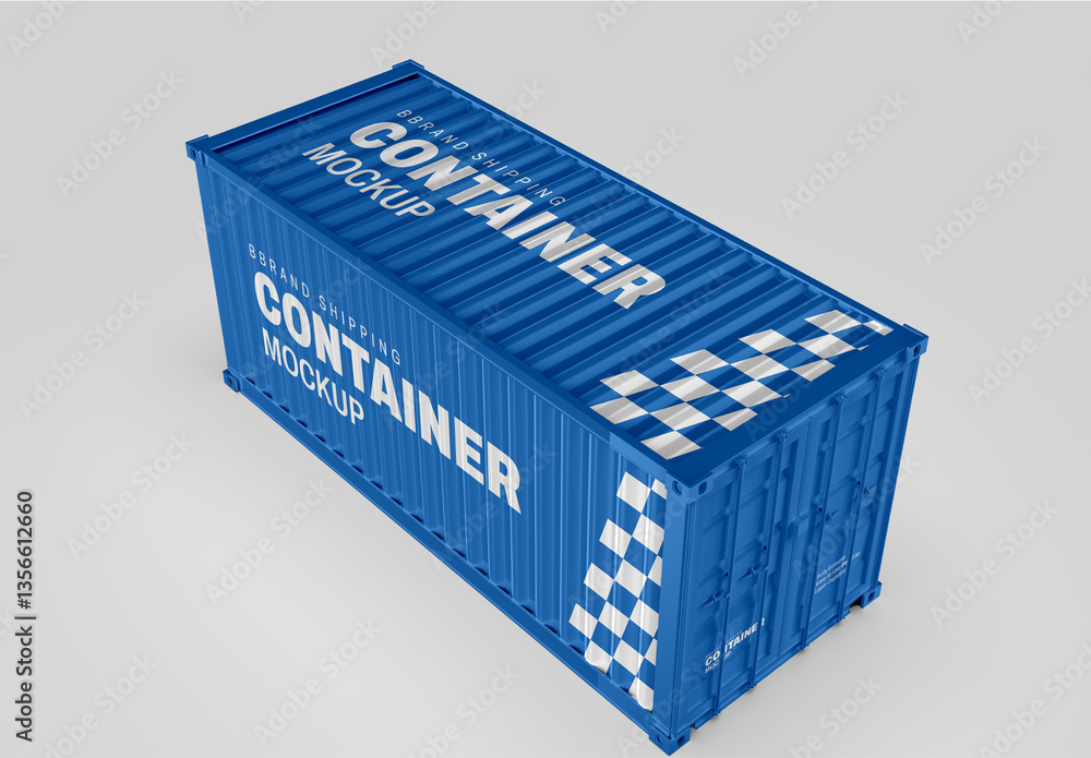 Shipping Container Mockup Stock Template | Adobe Stock