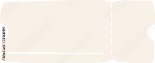 Blank Vintage Ticket Design