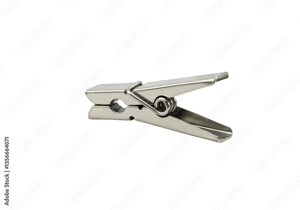 Silver Alligator Clip HighRes Image isolated on transparent background Silver Alligator Clip HighRes Image isolated on transparent background