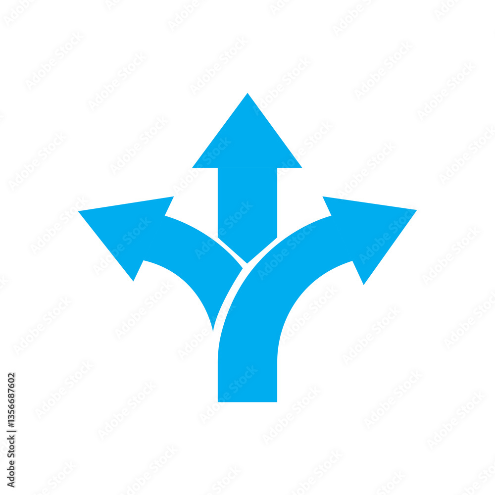 road direction arrow sign road direction arrow sign