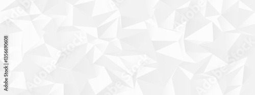 Geometric abstract background with white polygonal patterns for modern design.