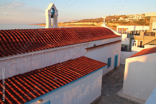 Obraz na płótnie orthodox church (church of the transfiguration of the savior) in chania in crete in greece w salonie