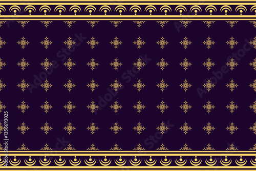 Traditional sadu designs for carpets, for wallpapers and can also be used for clothing. Design color line is gold 