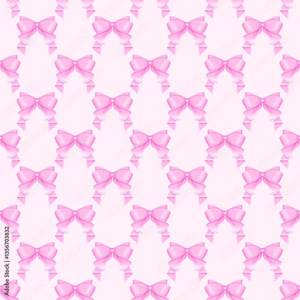 Coquette Ribbon Seamless Pattern Coquette Ribbon Seamless Pattern