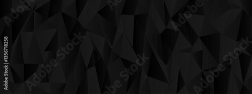 Abstract geometric design with dark angular pattern for modern backgrounds and textures.