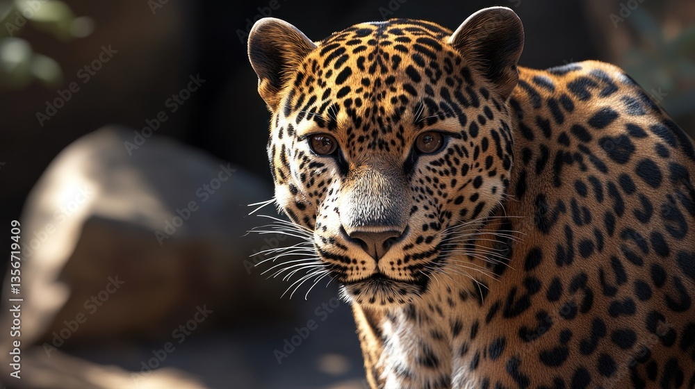 Naklejka premium Leopard