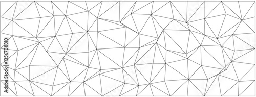 Abstract geometric pattern with chaotic triangular lines for modern artistic design.