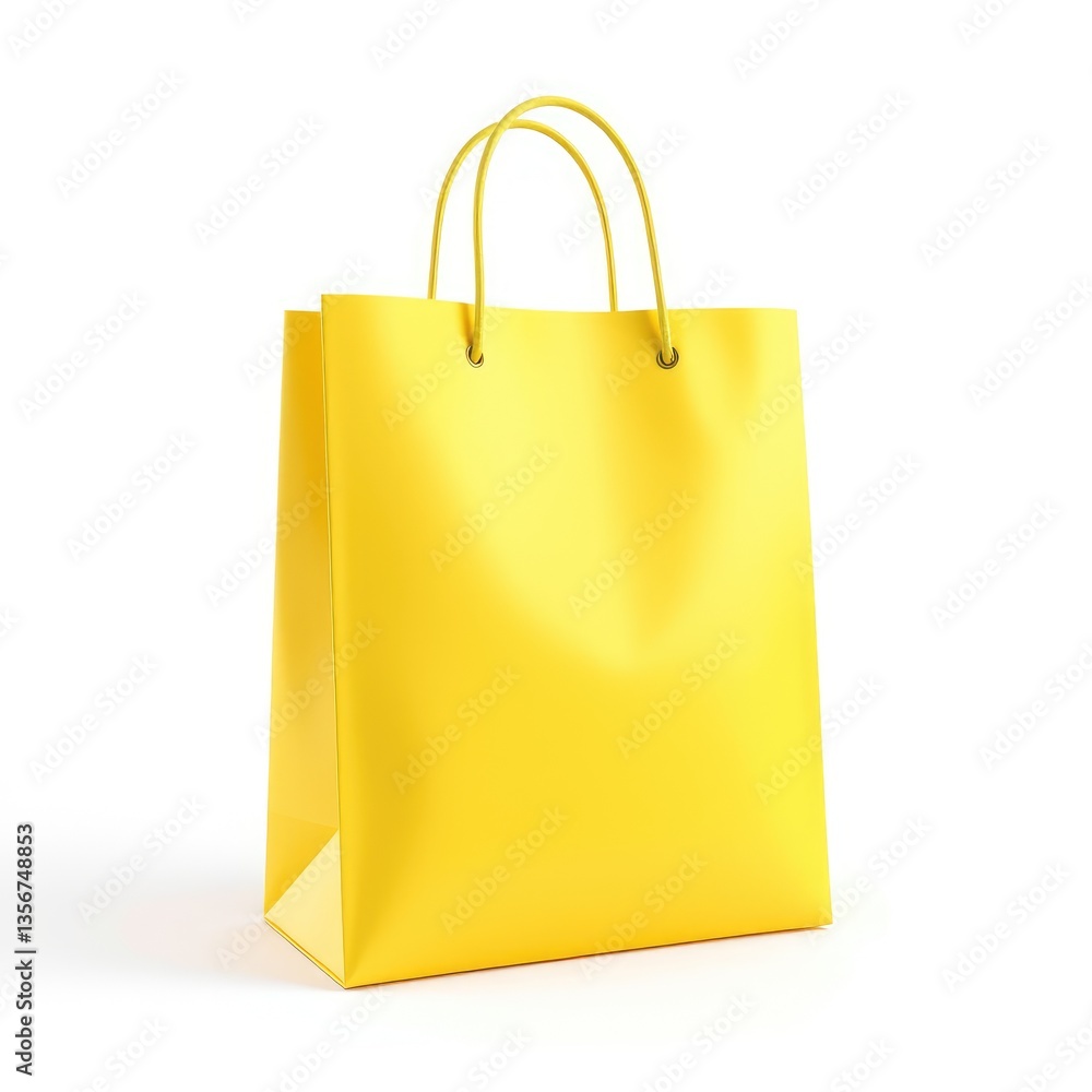 Shopping bag on an isolated background, E-commerce shopping bag, Market bag Shopping bag on an isolated background, E-commerce shopping bag, Market bag