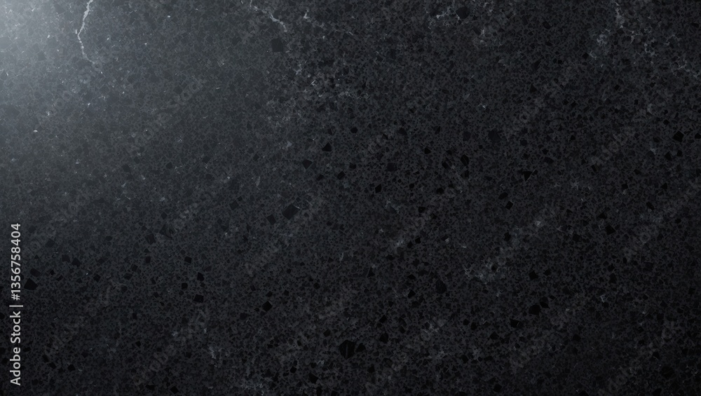 New classic black granite texture with subtle gray veining on the left. High-resolution, elegant surface suitable for modern design projects. New classic black granite texture with subtle gray veining on the left. High-resolution, elegant surface suitable for modern design projects.