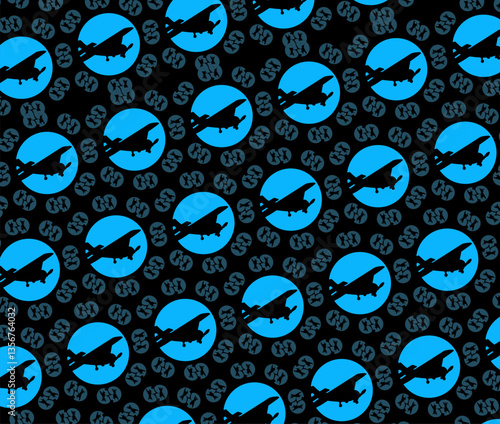Seamless, repetitive pattern used for packaging, decor, interiors, wallpapers, and banner