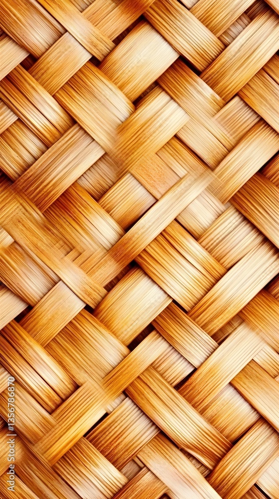 Golden Woven Bamboo Texture Background Image Golden Woven Bamboo Texture Background Image