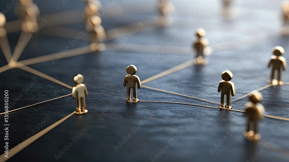 Obraz premium Strategic Path Through Challenges