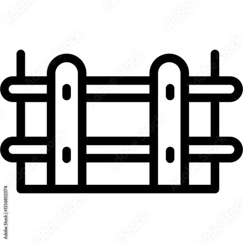Farm Fence Icon