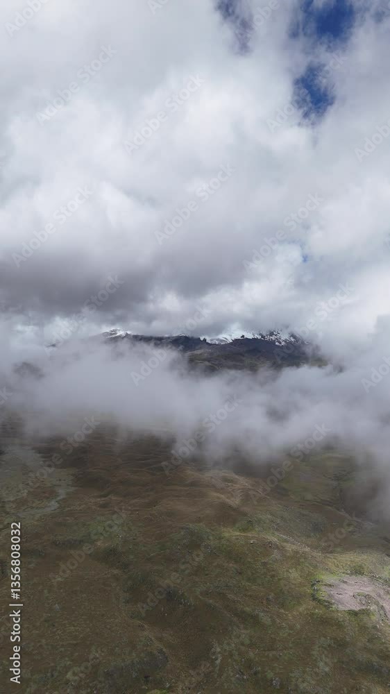 Aerial View of Antisana Nature Reserve in Ecuador Aerial View of Antisana Nature Reserve in Ecuador