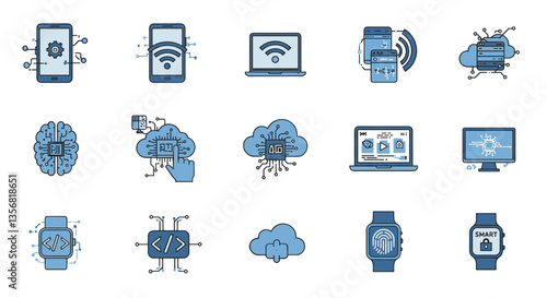 Technology and Digital Innovation Icons