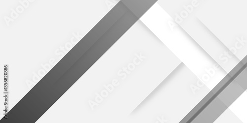 White, Grey Line Cut Paper Abstract Background. layer element vector for presentation design. Abstract broken stripes. wall design, interior, polygraphy, clothing, web. Striped pattern, Trendy vector.