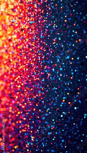 Abstract halftone background design resembling a digital pixelated pattern,  dots,  black and white