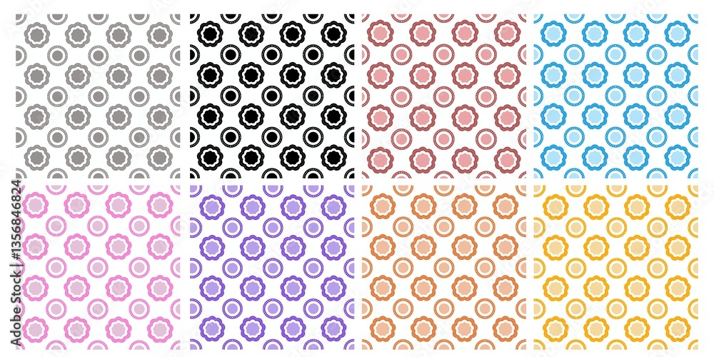 Abstract geometric pattern with modern and traditional influences, ideal for textile and background applications. Abstract geometric pattern with modern and traditional influences, ideal for textile and background applications.